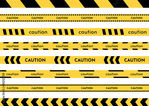 CAUTION　シームレス工事テープ　セット