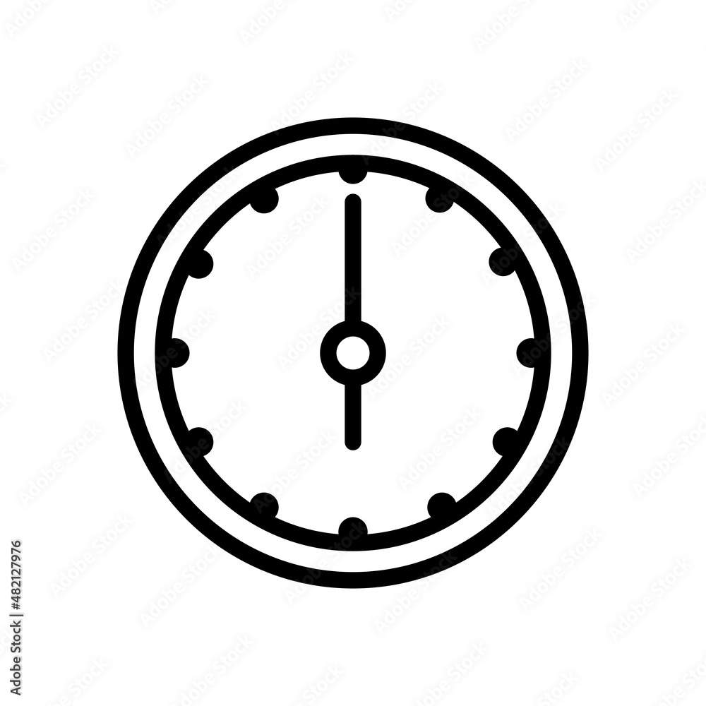 wall clock line icon. suitable for designing posters, flyers, banners, etc. wall clock line icon. suitable for designing posters, flyers, banners, etc.