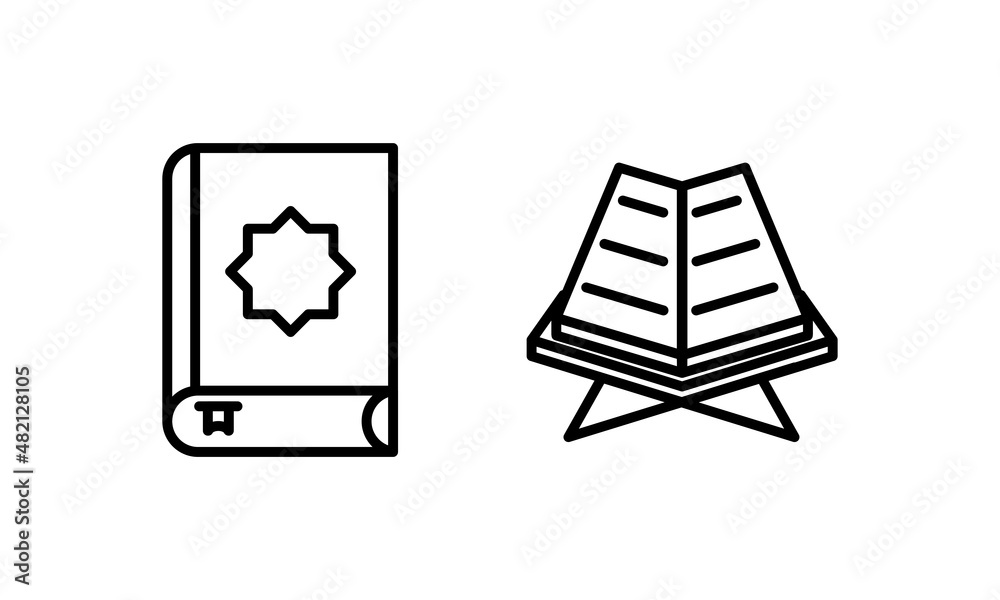 holy quran icon flat design. Muslim. Mosque. suitable for ramadan design, ramadan banner, ramadan card. holy quran icon flat design. Muslim. Mosque. suitable for ramadan design, ramadan banner, ramadan card.
