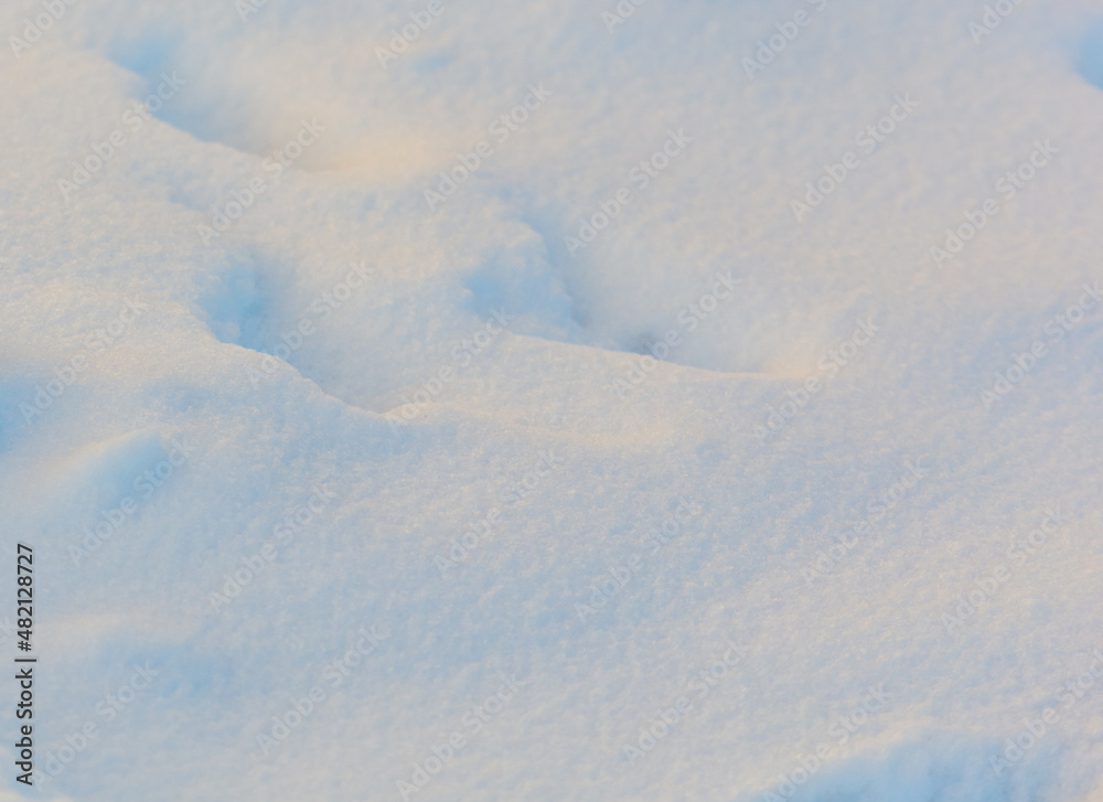 Snow in the morning as a background. Snow in the morning as a background.