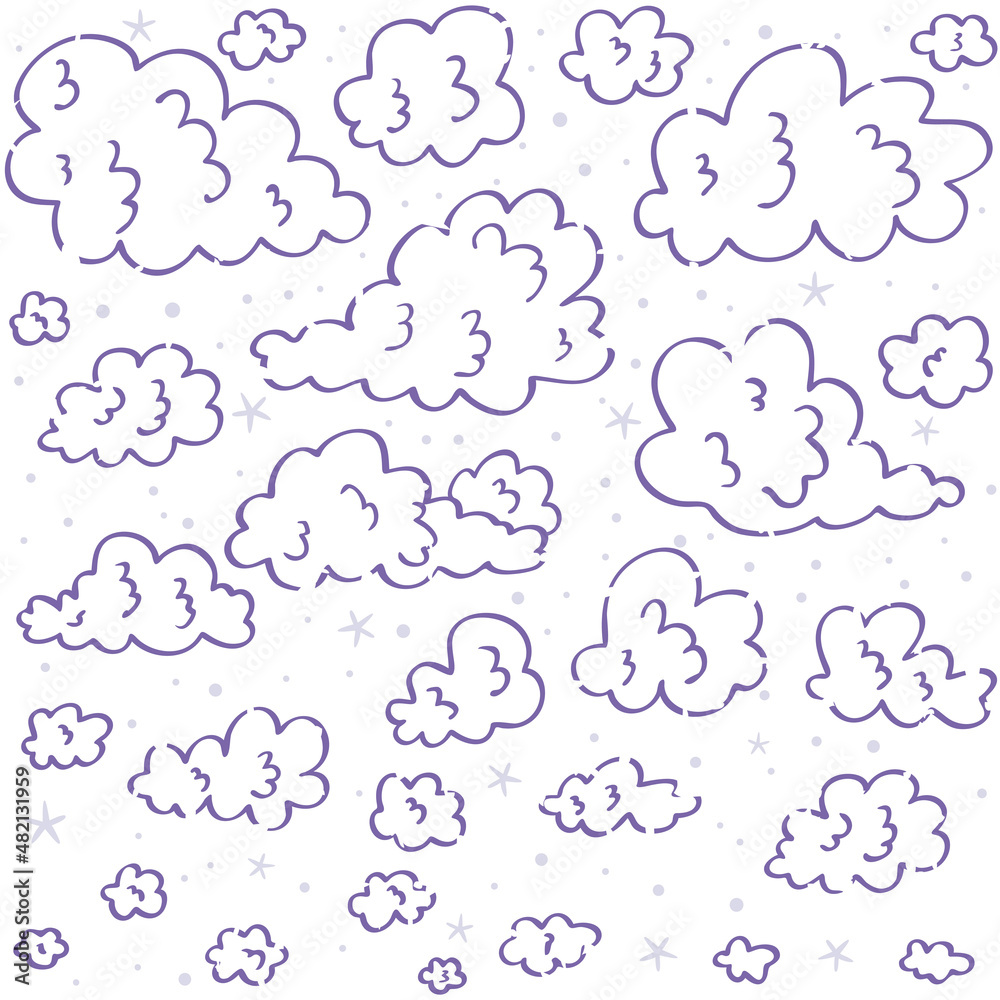 Obraz premium cloud background