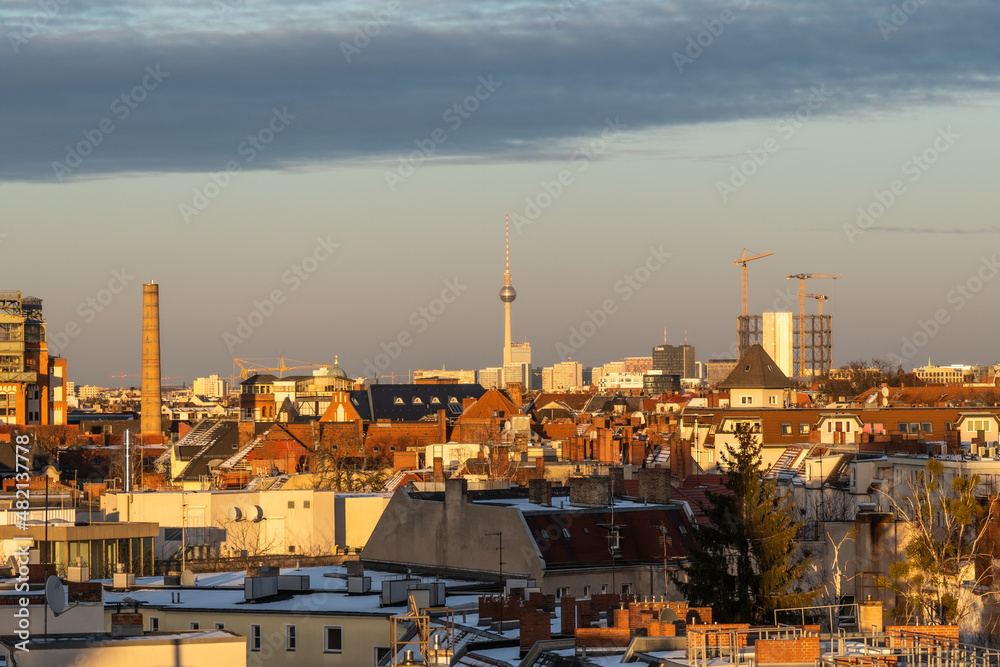 Blick zum Alexanderplatz mit dem Fernsehturm