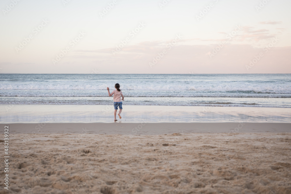 At the beach