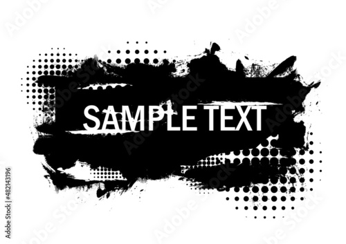 Grunge Black and White Background Texture.