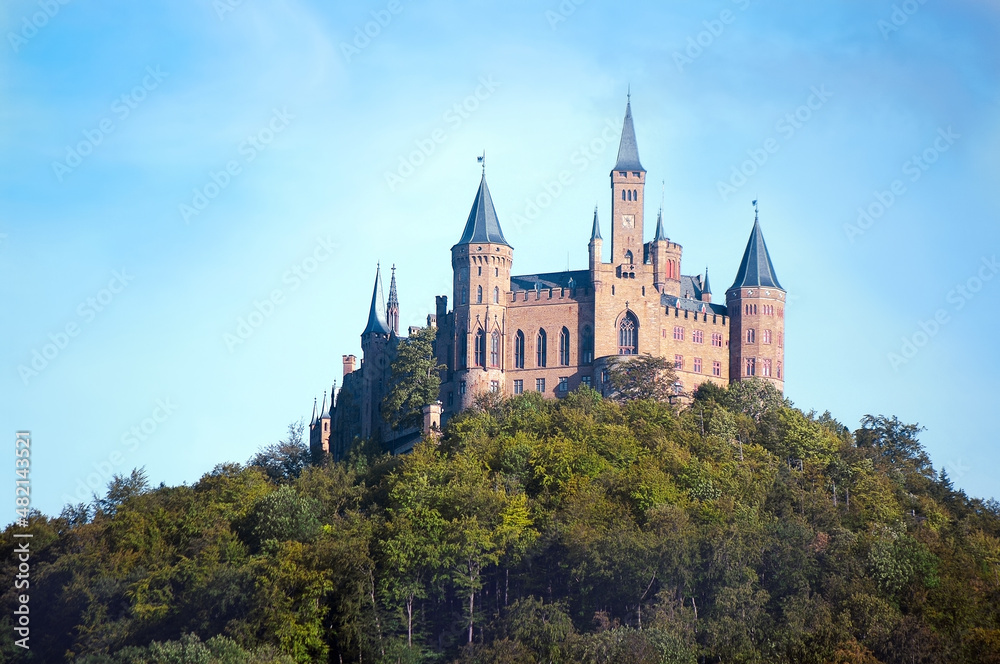 Hohenzollern Castle. Germany. Black forest.