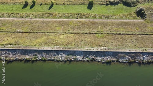 Aerial view of Pchelina Reservoir, Pernik Region, Bulgaria photo