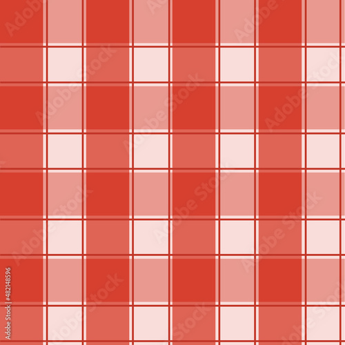 Seamless geometric ornament. Geometric pink and red lines on a white background. Vector illustration