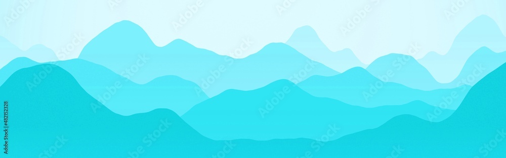 design hills peaks in the dawn digital graphic background texture illustration