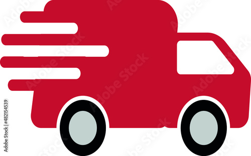 Fast Delivery icon or clip art vector illustration.