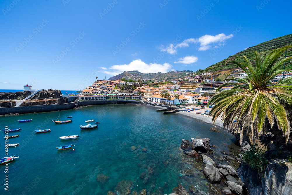 Camara de Lobos harbor, Madeira island
