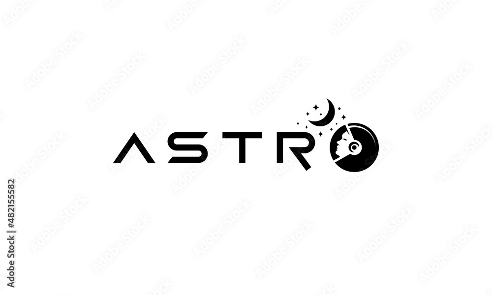 Astro wordmark logo design. Stock Vector | Adobe Stock