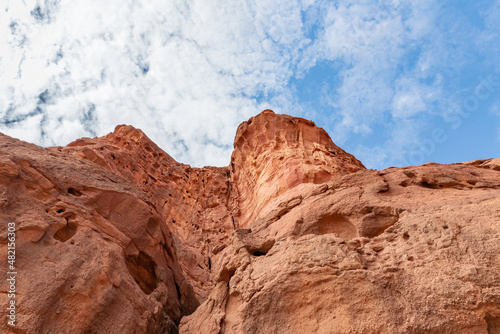 Fantastically beautiful mountain nature in Timna National Park near Eilat, southern Israel.