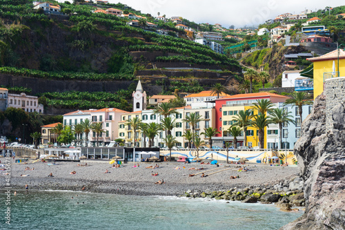 Ponta do sol beach and village,  Madeira island, Portugal © AnneSophie