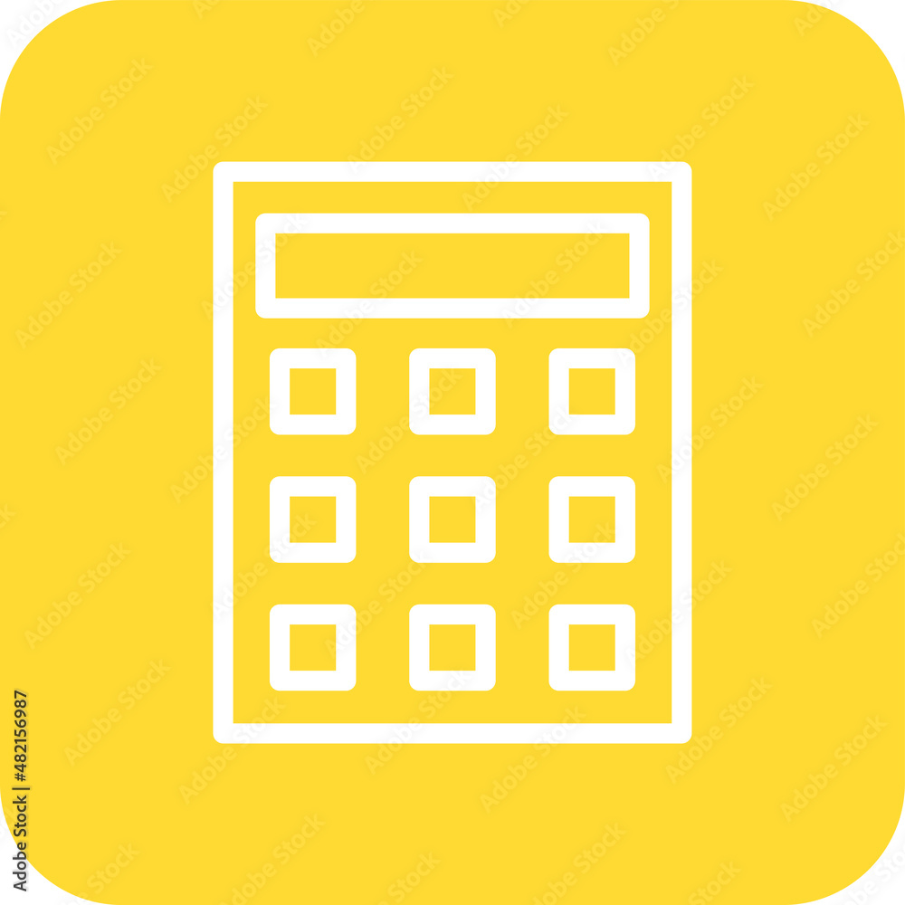 Calculator Vector Icon Design Illustration Calculator Vector Icon Design Illustration