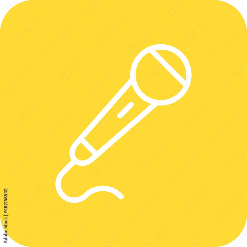 Microphone  Vector Icon Design Illustration