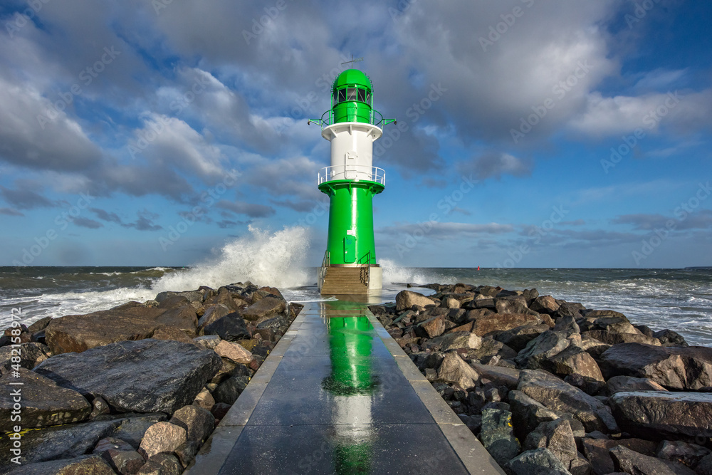 Obraz premium warnemünde