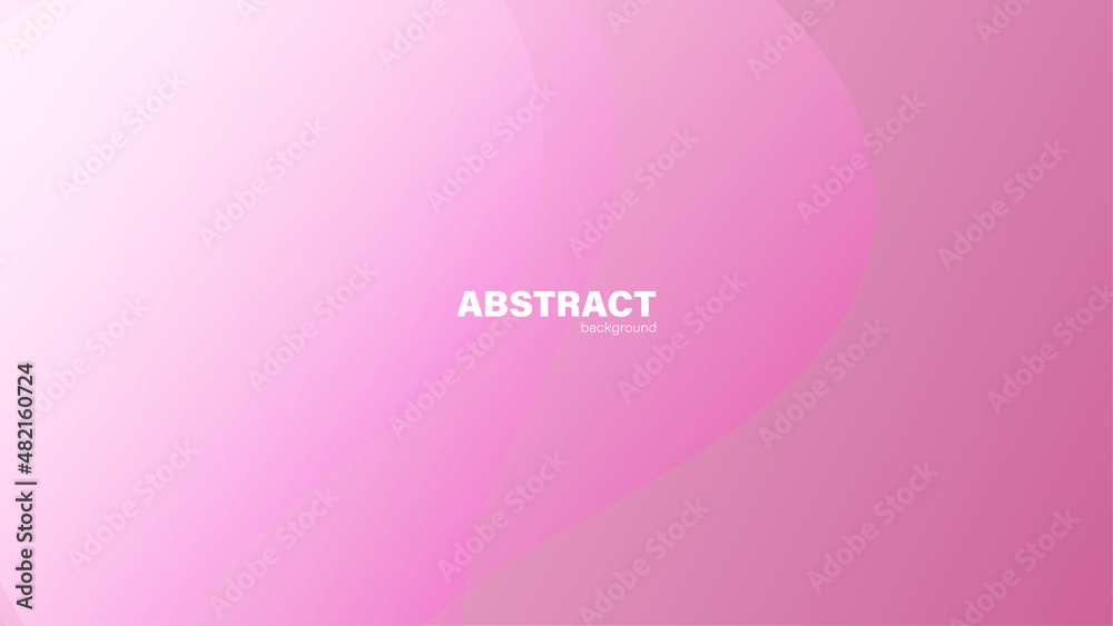 Abstract pink fluid shape modern background with copy space, vector.