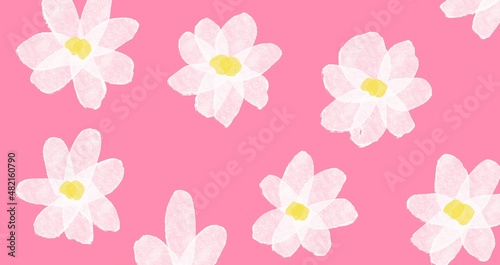 seamless pattern with flowers