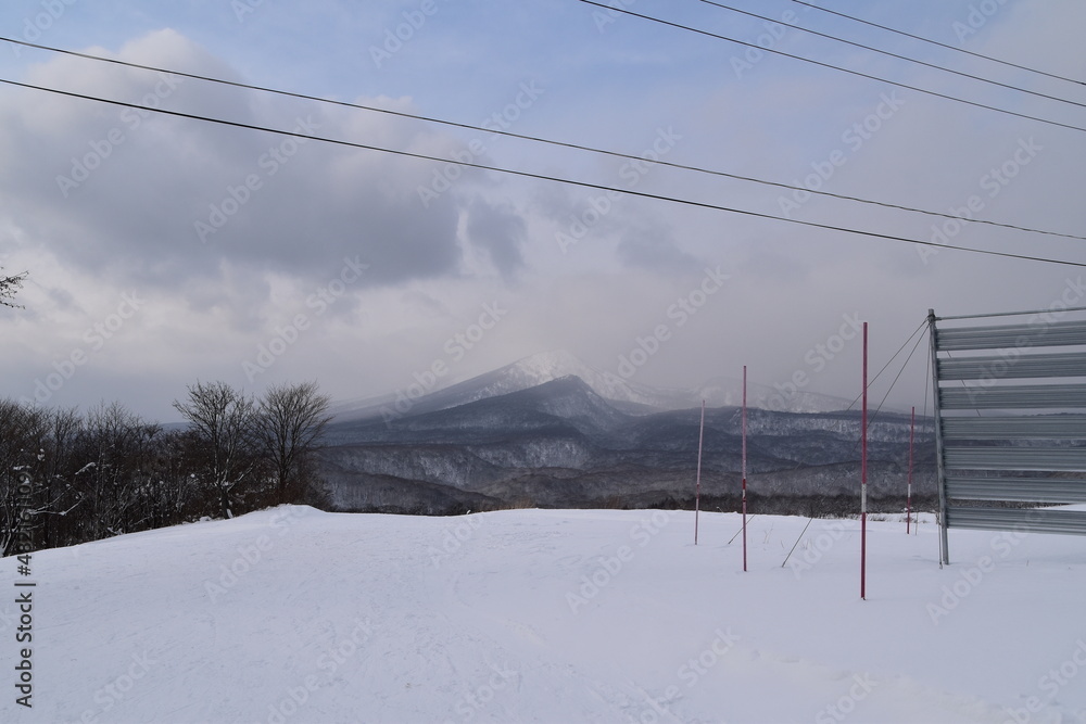 The view of Winter in Aomori, Japan	