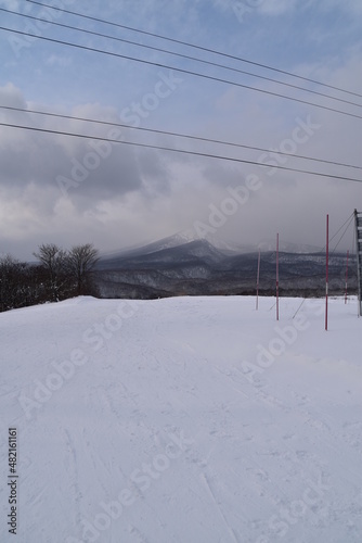 The view of Winter in Aomori, Japan 