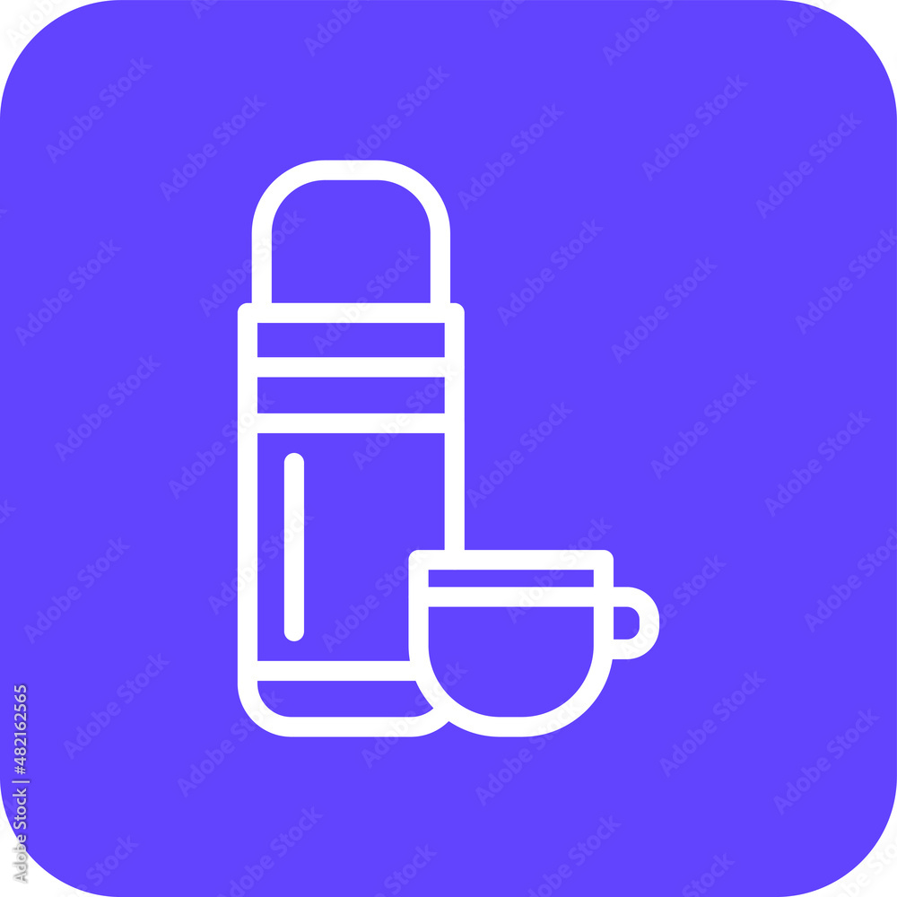 Thermos Vector Icon Design Illustration Thermos Vector Icon Design Illustration