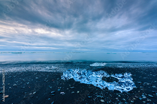 Ice block at Diamond Beach, Höfn, Sudurland, Iceland © CA Irene Lorenz