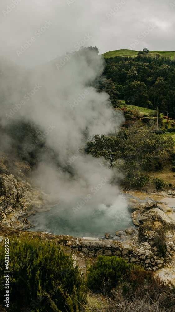 Thermal Springs in Furnas, Azores, Portugal