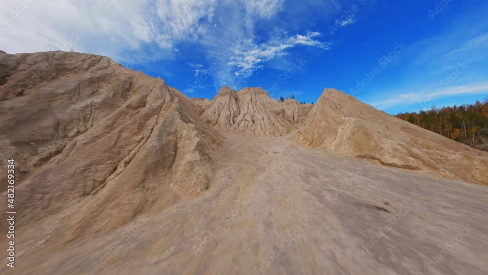 FPV drone video from Druzhbivskyi quarry FPV drone video from Druzhbivskyi quarry
