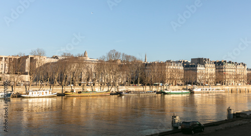 River Seine in Paris, France. © misu