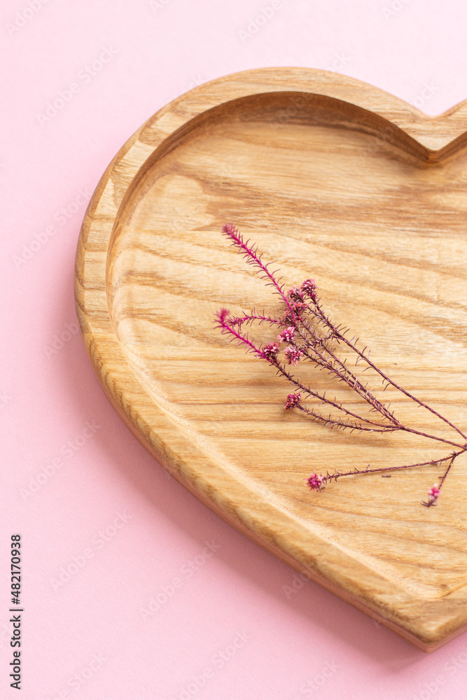Heart-shaped wooden board for serving. Valentine's day gift Heart-shaped wooden board for serving. Valentine's day gift