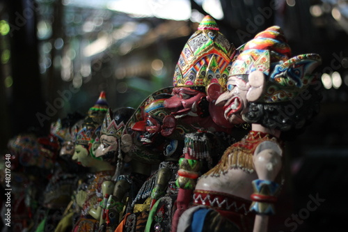 Puppet show at Saung Aklung Udjo Bandung photo