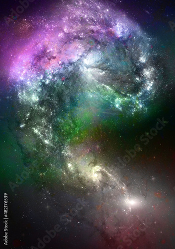 Fototapeta Naklejka Na Ścianę i Meble -  Space stars and nebula