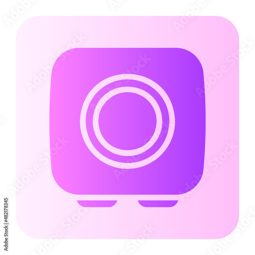 subwoofer gradient icon