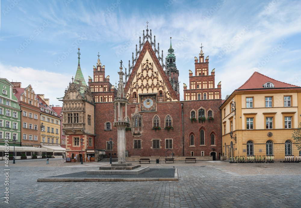 Old Town Hall at Market Square - Wroclaw, Poland