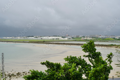 The bad wether in Okinawa. photo