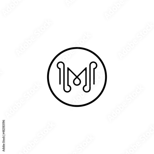 letter M . logo