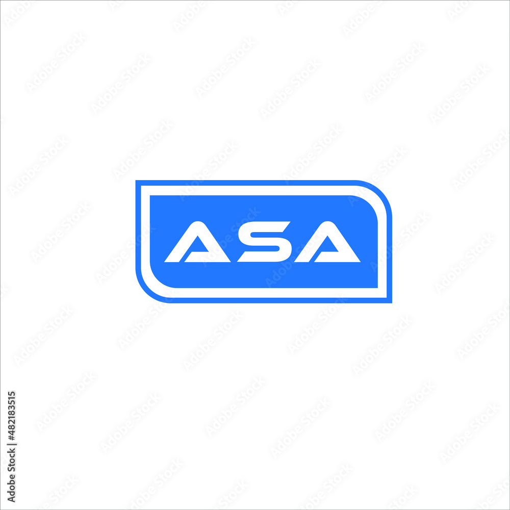 ASA letter logo abstract design. ASA unique design, ASA letter logo design on white background.
ASA creative initials letter logo concept.  