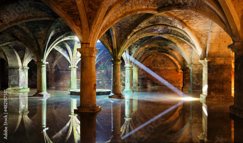 Morocco El Jadida medieval Portuguese cistern  UNESCO World Heritage site