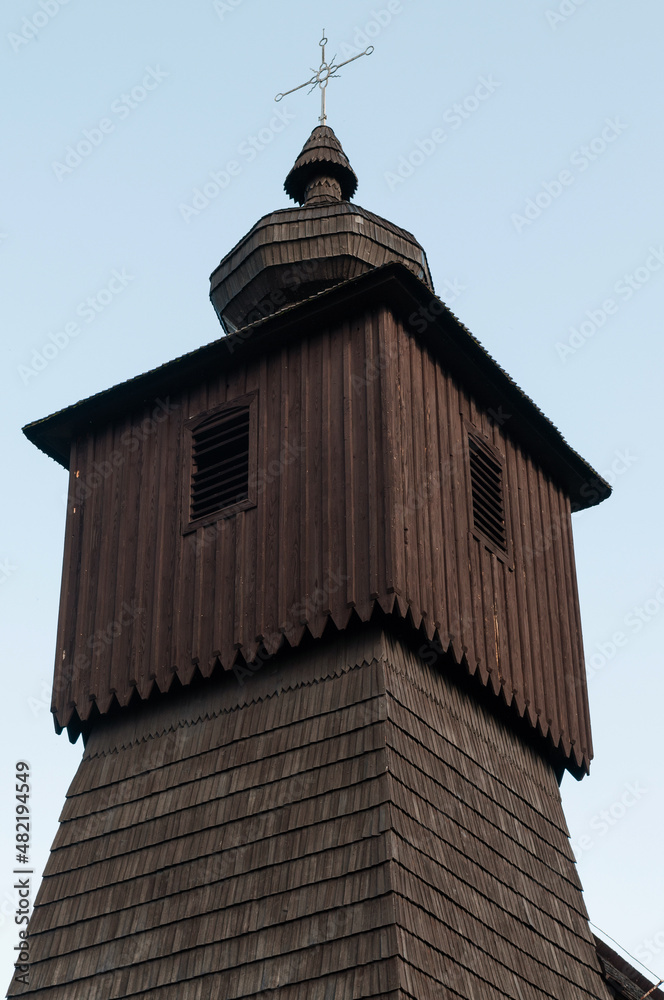 The Roman Catholic wooden church of Immaculate Conception of the Virgin Mary in a village Hranicne, Slovakia
The Roman Catholic wooden church of Immaculate Conception of the Virgin Mary in a village Hranicne, Slovakia