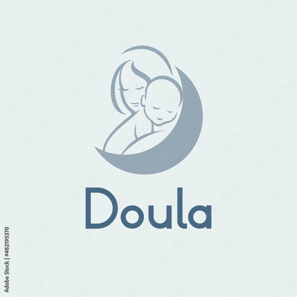 Doula logos et de symboles de naissance, de grossesse, de famille et de bébé. Doula logos et de symboles de naissance, de grossesse, de famille et de bébé.