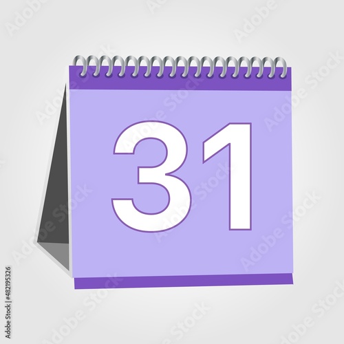 Calendar icon, Calendar Date icon symbol vector illustration.