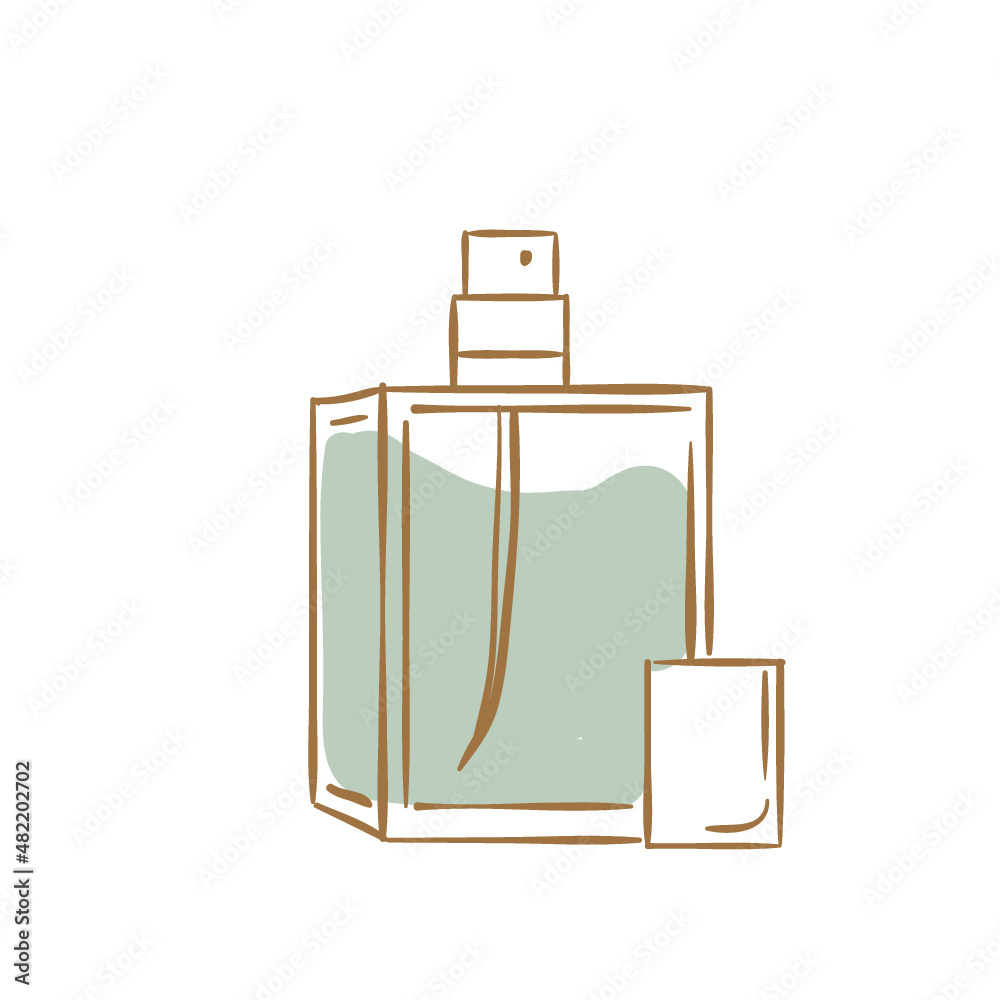 Design doodle art vector illustration of women makeup property Design doodle art vector illustration of women makeup property