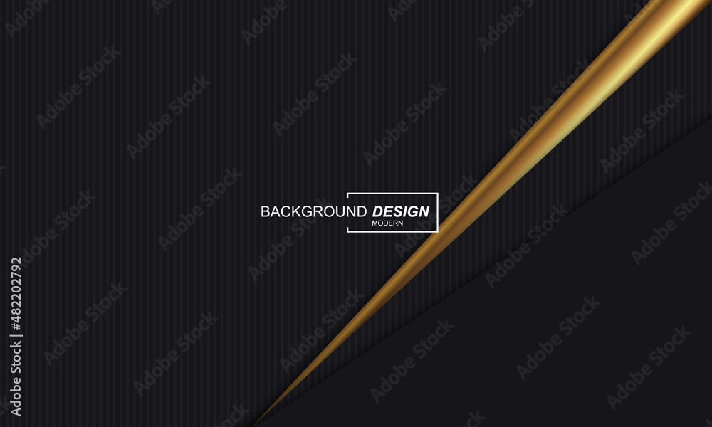 Black with golden lines background modern luxury Black with golden lines background modern luxury