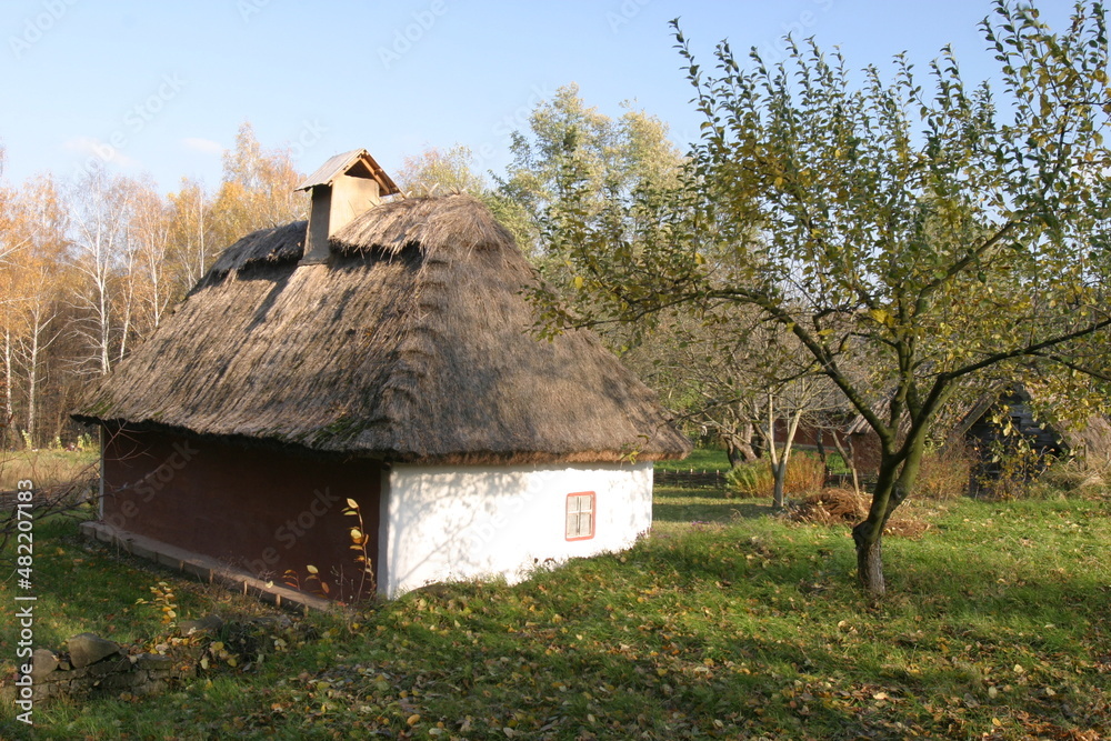 Old house ,Ukraine, old Europe, east ,Pirogovo