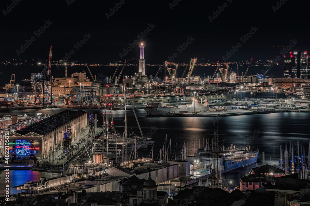 Genoa view of the Porto Antico Genoa view of the Porto Antico