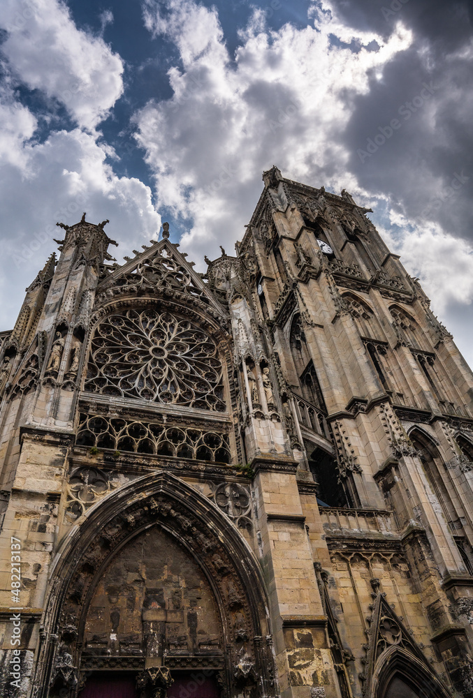 Fototapeta premium L'église Saint Jacques de Dieppe