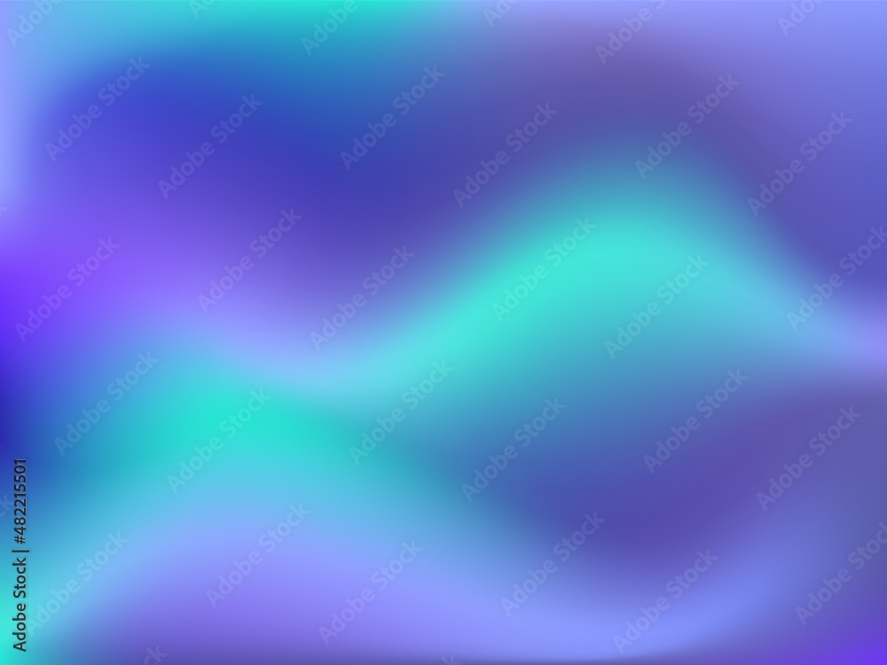 Trendy advertising vector. Intense holographic spectrum gradient for printing products, covers.
