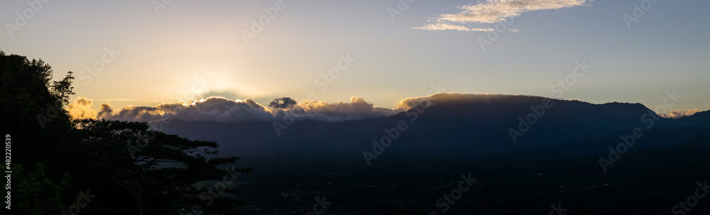 Fototapeta premium Kauai Hawaii landscape collection 
