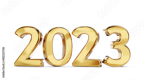 2023 golden bold letters sy...