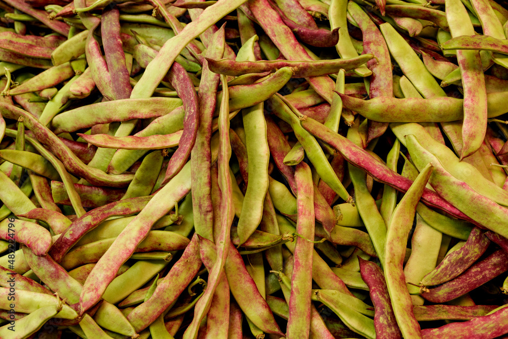 beans for sale in a market in valencia Spain beans for sale in a market in valencia Spain